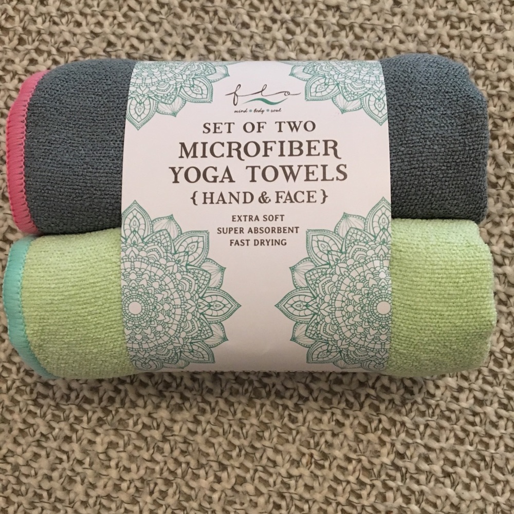 Microfiber Yoga Towels (hand and face)